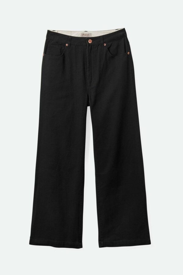 Margo Cropped 5-Pocket Pant - Washed Black - Image 2