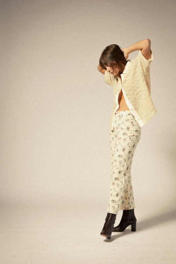 Margo Cropped 5-Pocket Pant - Whitecap - Image 4