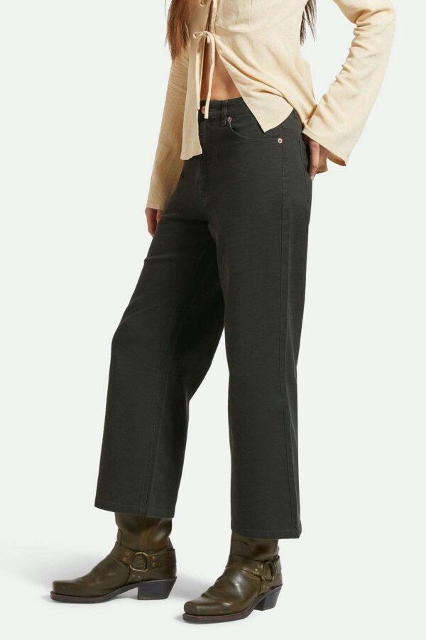 Margo Cropped 5-Pocket Pant - Washed Black - Image 4