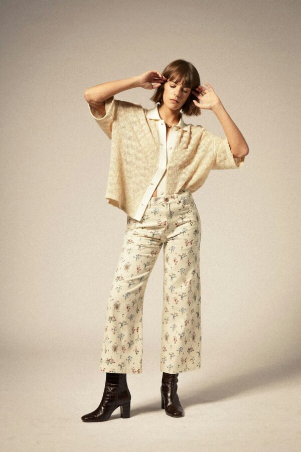 Margo Cropped 5-Pocket Pant - Whitecap - Image 3